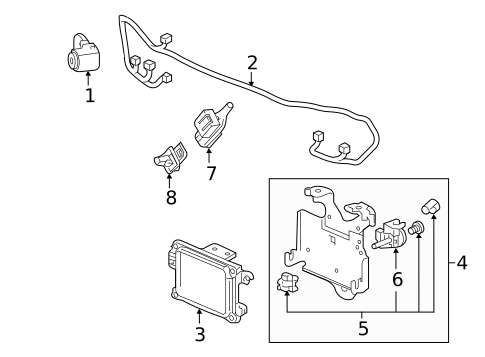 Electrical Components for 2023 Honda Ridgeline #0