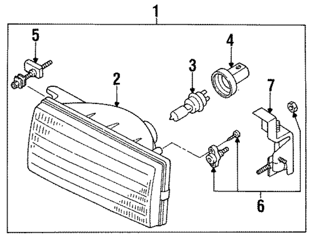 2601484A00 - : Lens &amp; Housing for Nissan Image