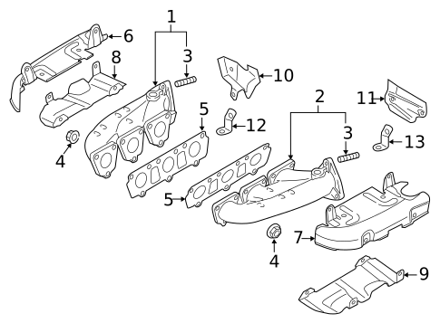 Exhaust Manifold for 2019 Audi Q7 #0