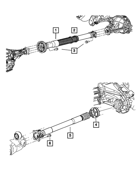 Propeller Shaft for 2005 Jeep Grand Cherokee #0