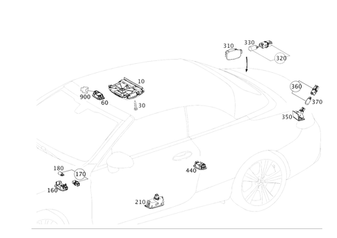 Interior Lamps for 2018 Mercedes-Benz C63 AMG S #0