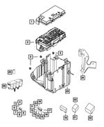 68143686AB - : Power Distribution Center Bracket for Mopar Image