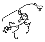 64115A2B407 - HVAC: Wire Harness for BMW Image