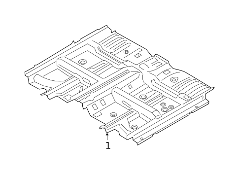 Floor & Rails for 2023 Kia Telluride #0
