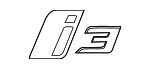 51147306457 - Body: Nameplate for BMW: i3 Image