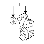 6911060202 - Body: Lock Assembly for Lexus: GX470 Image
