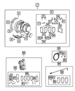 R8444771AB - Engine: Turbocharger, Remanufactured for Ram: 2500, 3500 Image