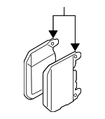 34112284970 - : Brake Pads Front for BMW: M2, M3, M4 Image