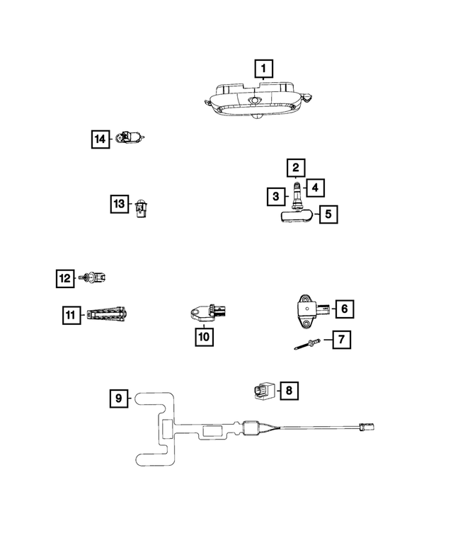 68242161AA - Restraints: Blind Rivet for Mopar Image image