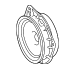 8616047210 - : 2015-2017 Toyota Prius V - Rear Dr Speaker for Toyota: Prius V Image