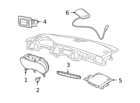 Cluster & Switches for 2010 Jaguar XF #0