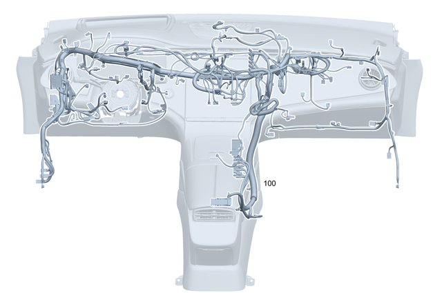 2975408222 - Electrical Equipment and Instruments: Electrical Wiring Harness for Mercedes-Benz: EQS 450, EQS 450+, EQS 580, EQS AMG Image image