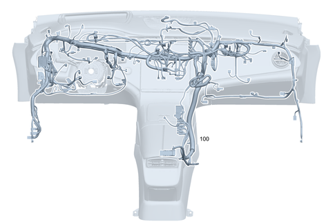 Cockpit Wiring Harness/Center Console Wiring Harness for 2024 Mercedes-Benz EQS AMG #0