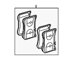 4206103 - Brakes: Brake Pads for Mercedes-Benz Image