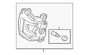 M2GZ2B120B - : Caliper for Ford: Edge | Lincoln: Nautilus Image