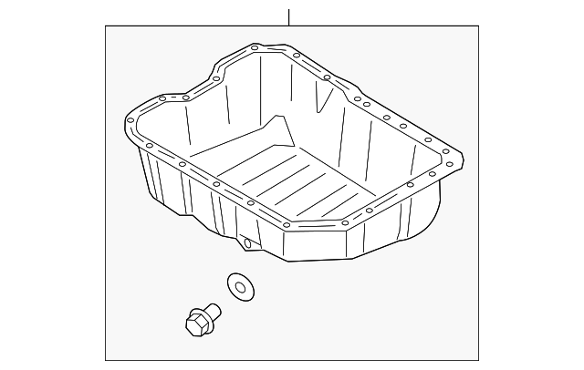 Genuine Oil Pan for 2022-2025 Hyundai | Part# 21510-2S200 | Hyundai OEM ...