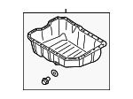 215102S100 - Engine: Oil Pan for Hyundai: Santa Cruz, Santa Fe, Sonata, Tucson Image