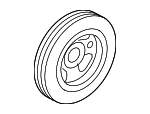 231242S010 - Engine: Damper Pulley for Hyundai: Santa Cruz, Santa Fe, Sonata, Tucson Image
