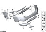 51128098248 - Vehicle Trim: Mount, Lateral Rear Right for BMW Image