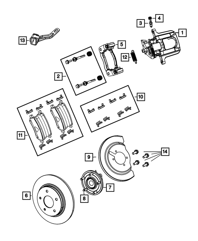 R8029848AD - Brakes: Disc Brake Caliper for Mopar Image