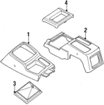 792026050 - Body: Console for Subaru: Brat Image