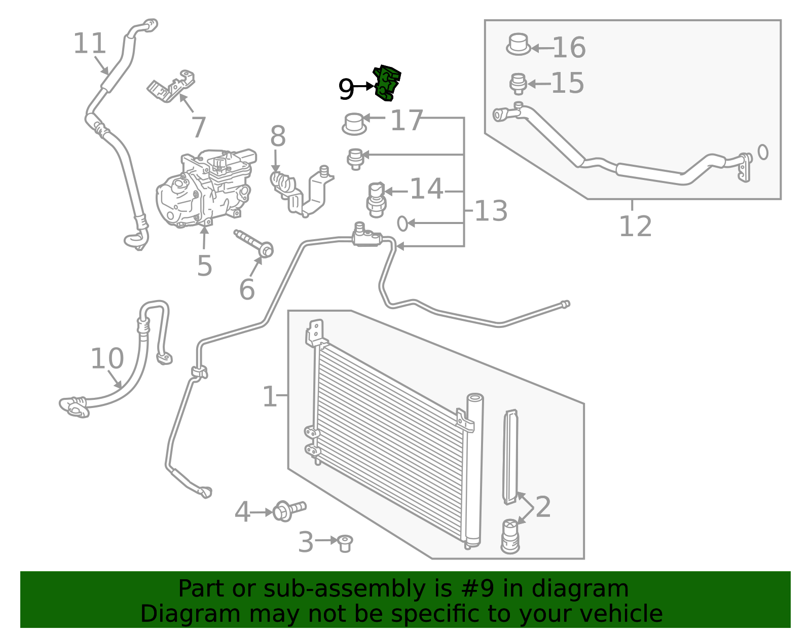 88718-1E040 - A/C Refrigerant Line Bracket 2010-2018 Toyota | Longo ...