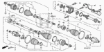 44318SVBA01 - Chassis: BAND, SHAFT BOOT for Honda Image