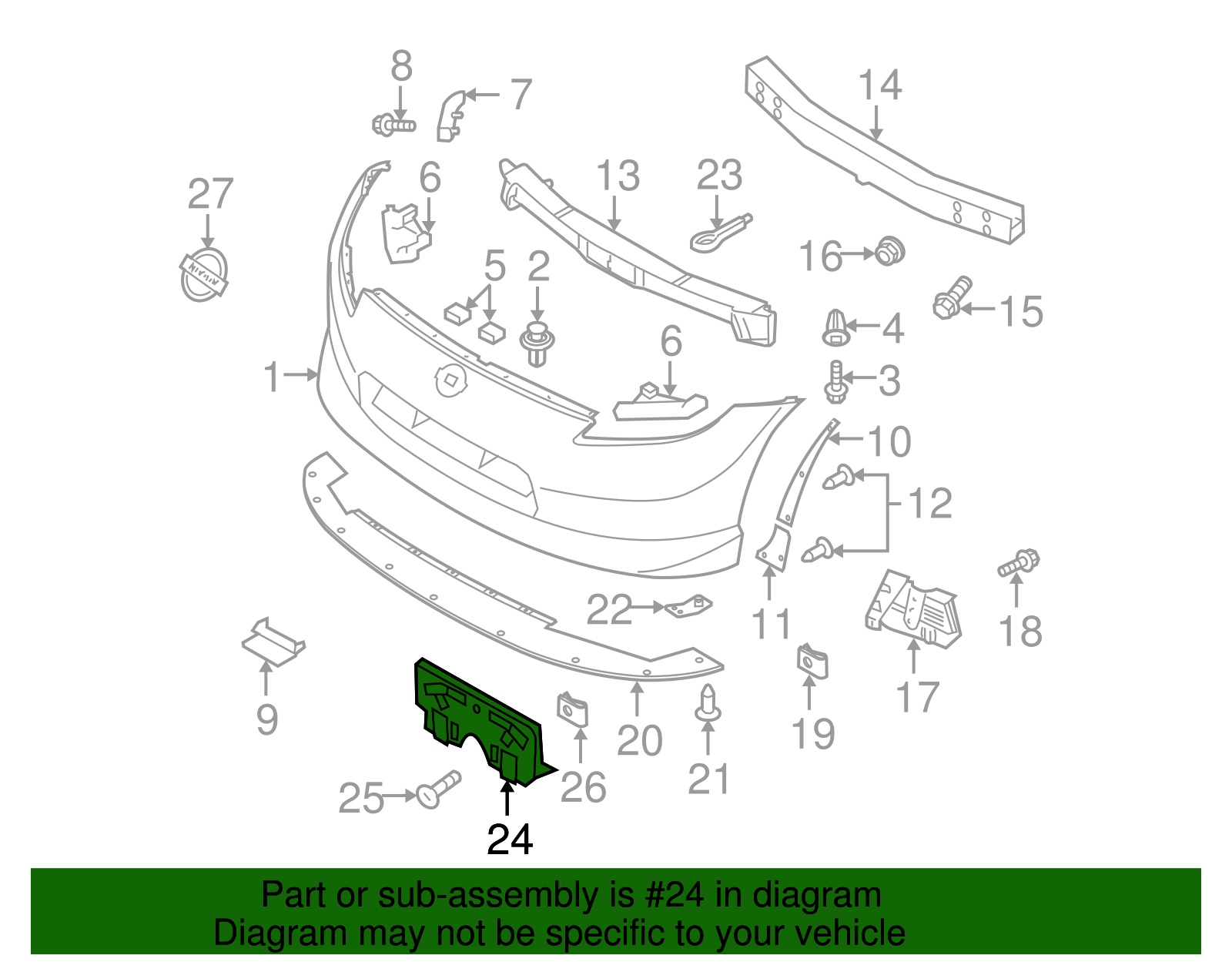 License Bracket - Nissan (K6212-1A30A)
