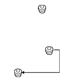 SWW100050L - : 2003-2012 Land Rover Range Rover - Lower Bracket Insulator for Land Rover: Range Rover Image