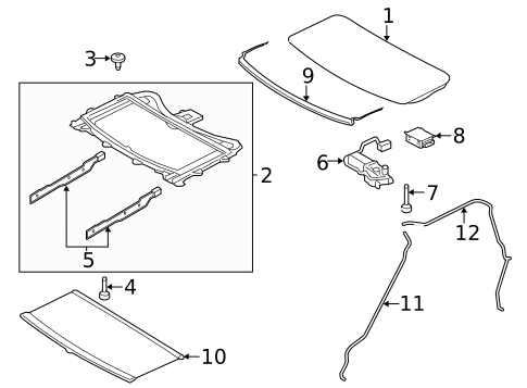 Sunroof for 2013 Land Rover LR4 #0