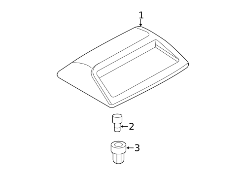 High Mount Lamps for 2011 Lincoln MKZ #0