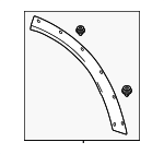 KJK851W60A2V - : Wheel Opening Molding for Mazda: CX-70 Image