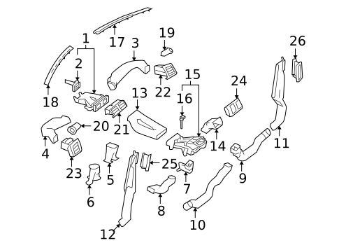 Automatic Temperature Controls for 2007 Mercedes-Benz R 63 AMG&reg; #2