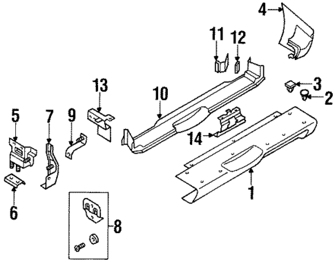 Bumper & Components - Rear for 2003 Isuzu Rodeo Sport #0