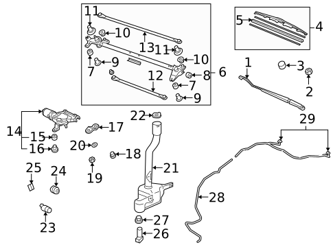 Wipers for 2013 Honda Ridgeline #0