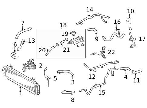 Inverter Cooling Components for 2014 Lexus LS600h #0
