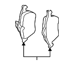 99900006 - Brakes: Brake Pads for Saab: 9-3, 9-3X Image