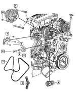 R6028697AP - Electrical: Engine Generator, Remanufactured for Dodge: Ram 1500, Ram 2500, Ram 3500 | Ram: 1500, 2500 Image