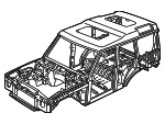 AAB700220 - Body: Body Assembly for Land-Rover Image