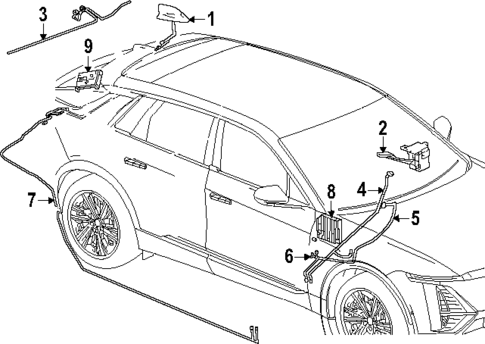 Antenna & Radio for 2024 Honda Prologue #1