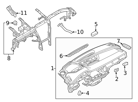 Instrument Panel for 2024 Audi SQ7 #0