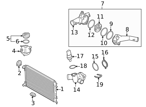 Radiator & Components for 2025 Volkswagen Taos #22