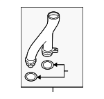 LR092992 - Cooling System: Water Pipe for Land-Rover Image
