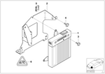 65128370926 - Audio, Navigation, Electronic Systems: Holder Hifi System Amplifier for BMW Image