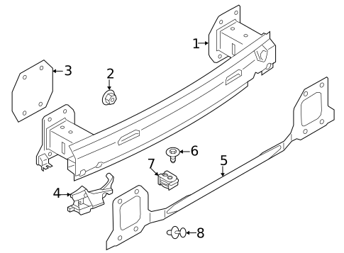 Bumper & Components - Rear for 2023 BMW iX #2