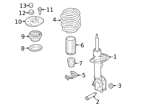 Shocks & Struts for 2020 Lincoln Nautilus #1