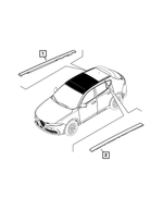 7MS87TZZAA - Body Sheet Metal Except Doors: Roof Molding for Dodge: Hornet Image