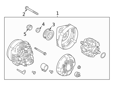 Alternator for 2019 Hyundai Tucson #1