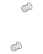 8871802170 - HVAC: Liquid Line Clamp for Scion: tC, xA, xB | Toyota: Avalon, Corolla, Echo, Grand Highlander, Highlander, Matrix, Mirai, MR2 Spyder, Prius, RAV4, Sequoia, Sienna, Tacoma, Tundra Image