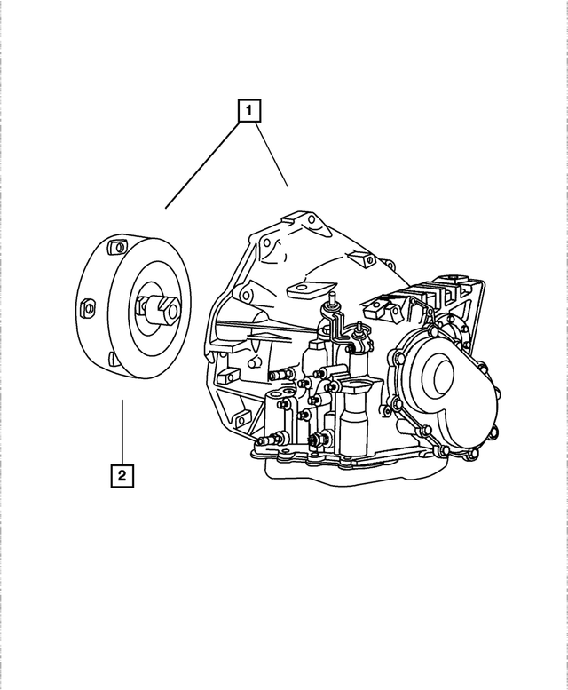 R4736480AB - Automatic Transaxle 3 Speed: Torque Converter Package for Mopar Image